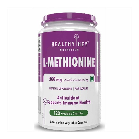 1 - HealthyHey Nutrition L-Methionine, 120 capsules