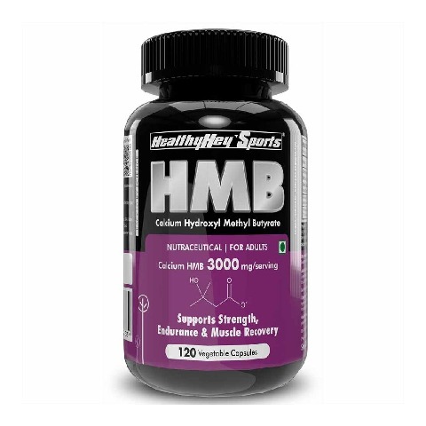 1 - HealthyHey Sports HMB Calcium Hydroxyl Methyl Butyrate, 120 veggie capsule(s)
