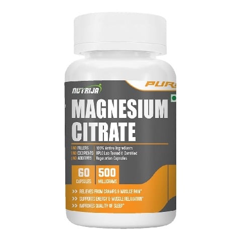 1 - NutriJa Magnesium Citrate 500mg, Unflavoured 60 capsules