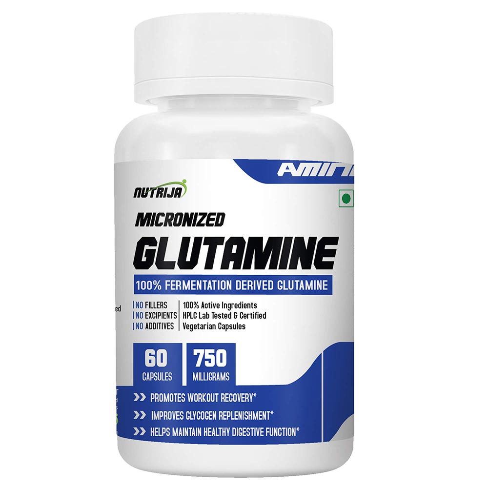 NutriJa Micronized Glutamine 750mg, 60 capsules Unflavoured-picture-18