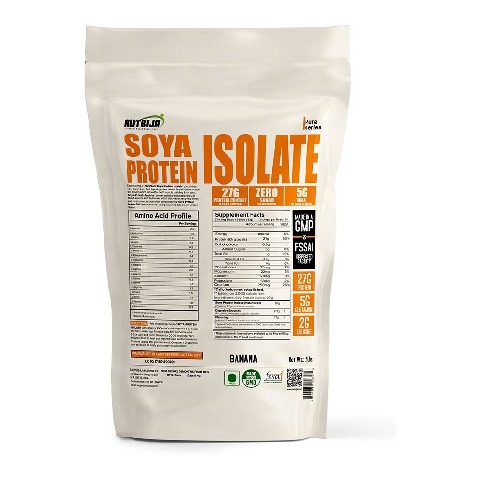 NutriJa Soya Protein Isolate 90%, 2 lb Banana