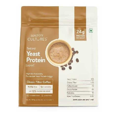 1 - Happy Cultures Tastiest Yeast Protein, 1.11 lb Classic Filter Coffee