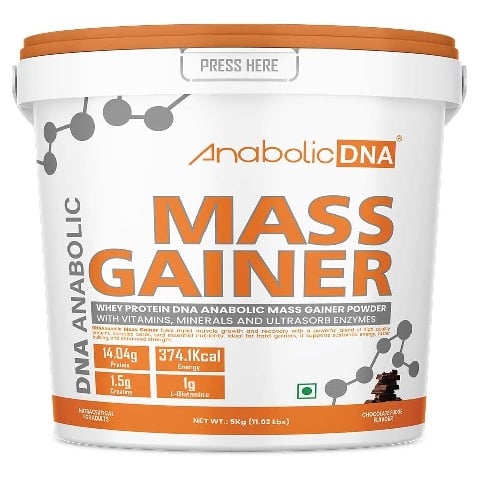 1 - Anabolic DNA Mass Gainer,  11.02 lb  Chocolate Fudge 