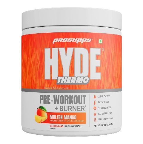 1 - ProSupps Hyde Thermo Pre-Workout + Burner, 0.66 lb Molten Mango