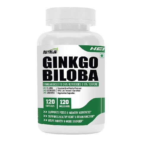 1 - NutriJa Ginkgo Biloba Extract 120mg,  120 capsules 