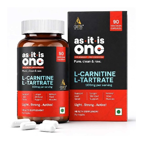 1 - AS-IT-IS Nutrition One L-Carnitine L-Tartrate 500mg, 90 veggie capsule(s) Unflavoured