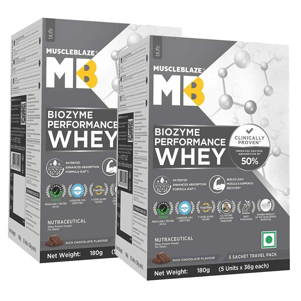 Biozyme Performance Whey Rich Chocolate 360g - 10 sachets x 36g-image-32