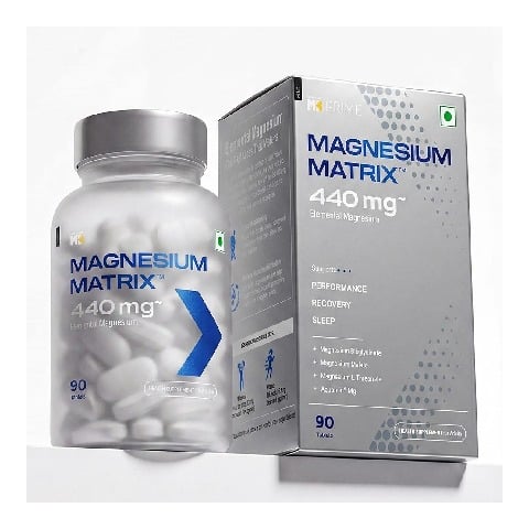 MuscleBlaze Prime Series Magnesium Matrix, Unflavoured 90 tablets