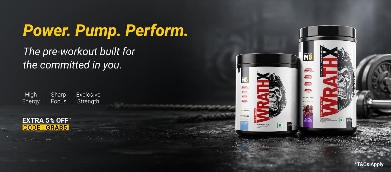 Pre Workout WrathX Range - Extra 5% Off W/Code: GRAB5