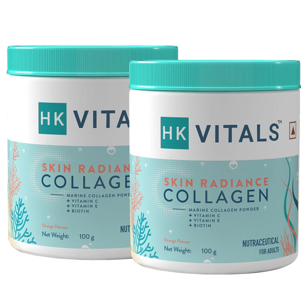 HealthKart HK Vitals Skin Radiance Collagen 100g Orange Pack of 2 Old MRP-picture-13