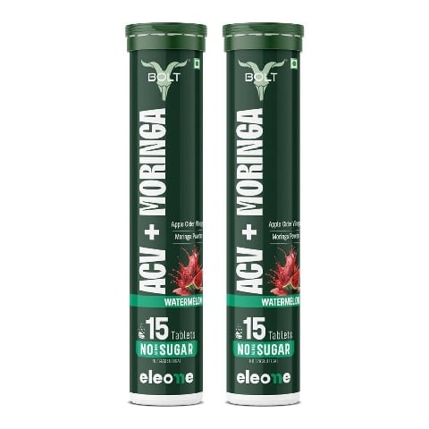 1 - Bolt ACV Moringa,  15 tablet(s)  Watermelon (Pack of 2) 