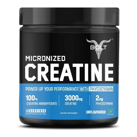 1 - Bolt Micronized Creatine,  Unflavoured  0.22 lb 