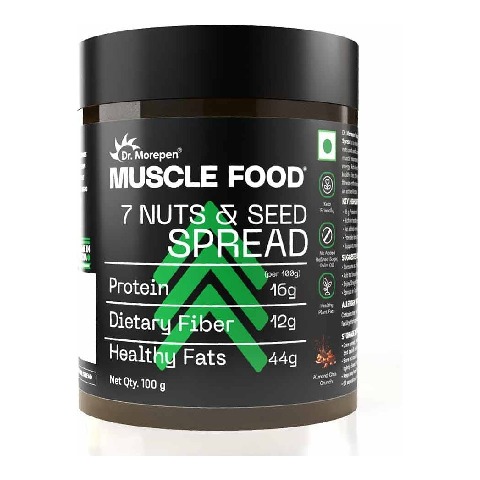 1 - Dr. Morepen 7 Nut & Seed Spread,  Almond Chia Crunch  100 g 