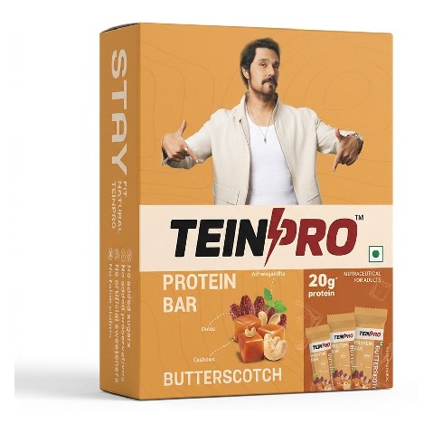 1 - TeinPro Protein Bar 20g Protein,  4 bar(s)  Butterscotch 
