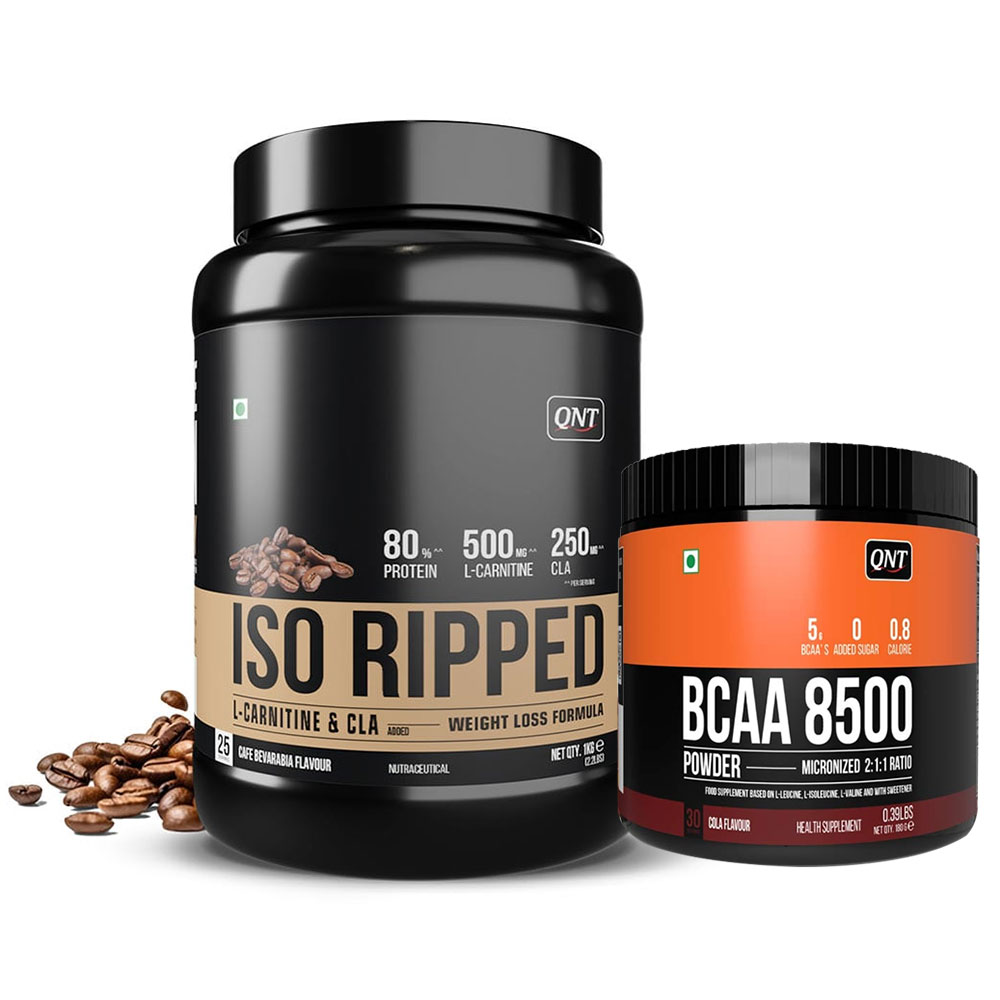 QNT ISO Ripped 2.2 lb Cafe Bevarabia with BCAA 8500 Combo, 0.39 lb Cola-picture-28