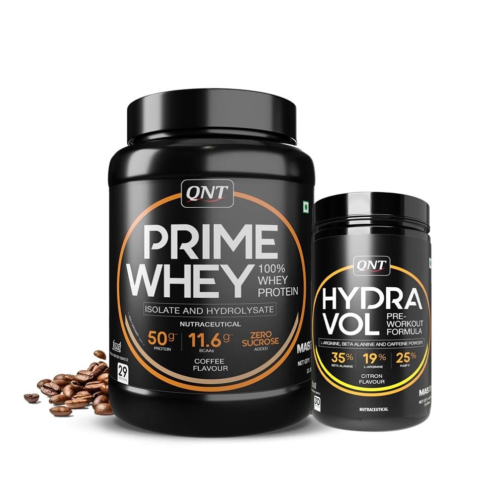 QNT Prime Whey 2.2 lb Coffee with Hydra Vol Pre Workout Combo, 0.88 lb Citron-picture-15