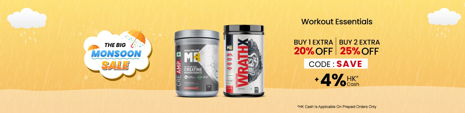 Workout Essentials Range | Buy 1 Get 20% Off and Buy 2 Get 25% Off | SAVE | 4% HK Cash