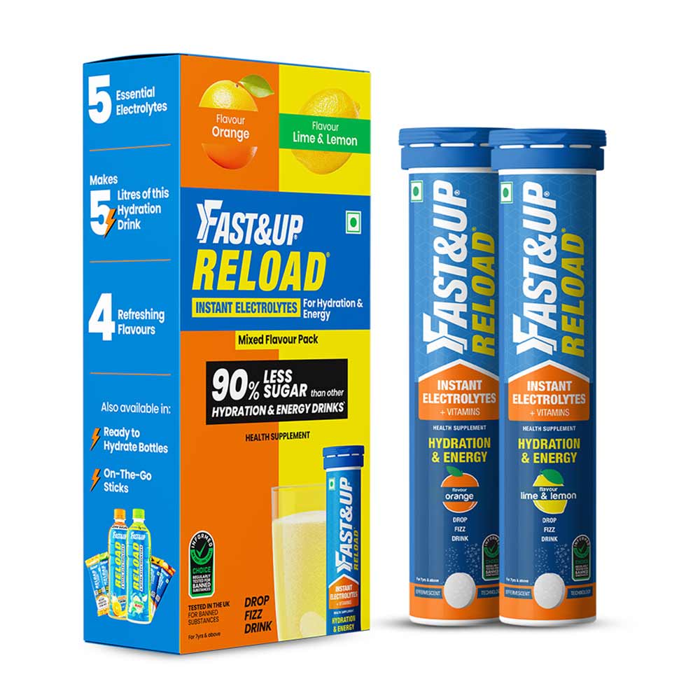 Fast & Up Hydration Reload, 40 tablet(s) Mixed Flavour (Orange, Lime & Lemon)-picture-24