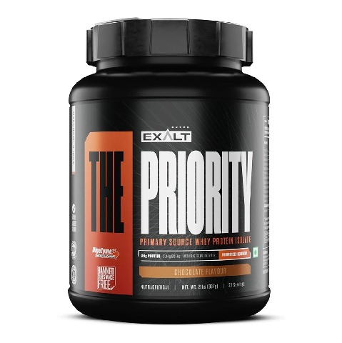 1 - Exalt Supps The Priority Whey Protein Isolate, 2 lb Chocolate