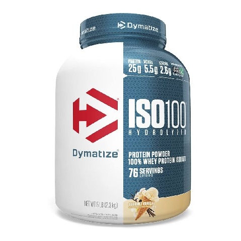 3 - Dymatize ISO 100 Whey Protein Isolate, 5 lb Gourmet Vanilla