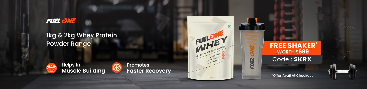 Fuel One Whey Protein Powder 1kg & 2kg Range | Free Shaker | SKRX