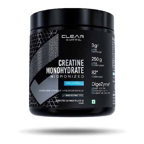 1 - Clear Supps Creatine Monohydrate Micronized,  Unflavoured  0.55 lb 