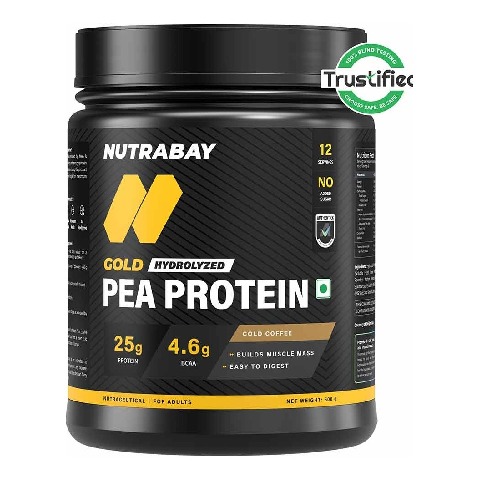 1 - Nutrabay Gold Pea Protein,  1.1 lb  Cold Coffee 