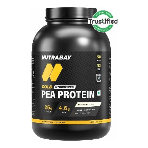 1 - Nutrabay Gold Pea Protein, 4.4 lb French Vanilla