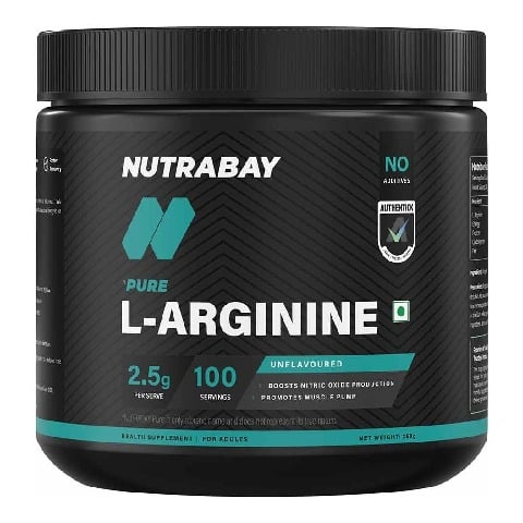1 - Nutrabay Pure 100% L-Arginine Amino Acid, 0.55 lb