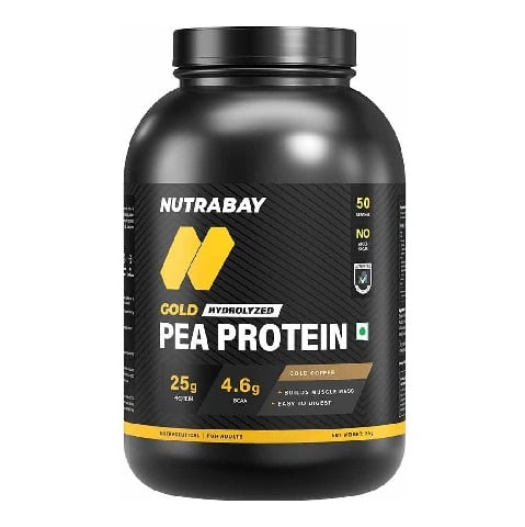 1 - Nutrabay Gold Pea Protein, 4.4 lb Cold Coffee