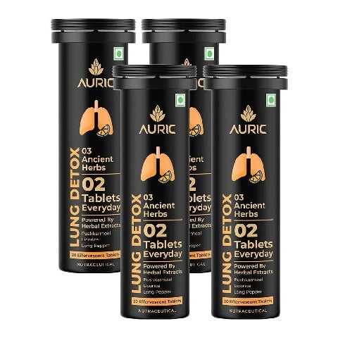1 - Auric Lung Detox Yummy Orange,  80 tablet(s) 