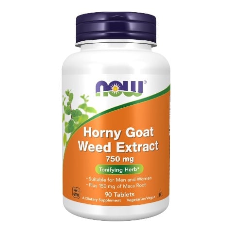 1 - Now Horny Goat Weed Extract (750 mg), 90 tablet(s)