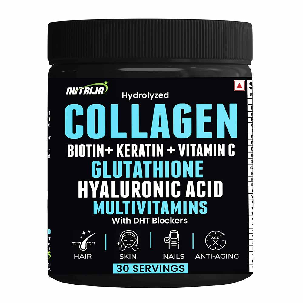 NutriJa Hydrolyzed Marine Collagen with Biotin, 240 g Mango-picture-33