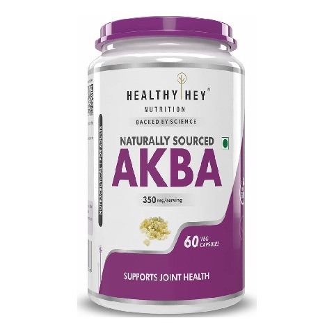 1 - HealthyHey Nutrition AKBA with Boswellic Acid & Curcumin, 60 capsules