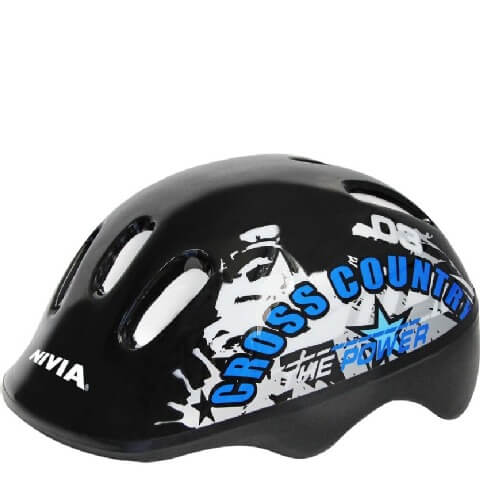 Nivia Cross Country Skating Helmet,  Silver/Black  Medium 