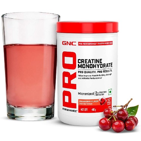 1 - GNC Pro Performance Pure Micronized Creatine Monohydrate,  Cranberry  0.88 lb 