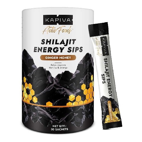 1 - Kapiva Shilajit Energy Sips, 30 sachets/pack
