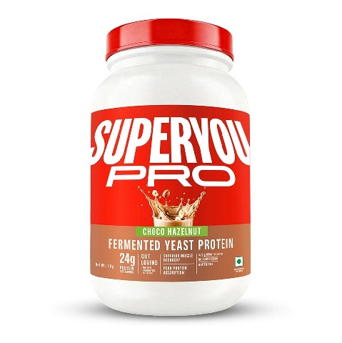 1 - Superyou Pro Fermented Yeast Protein,  2.2 lb  Choco Hazelnut 