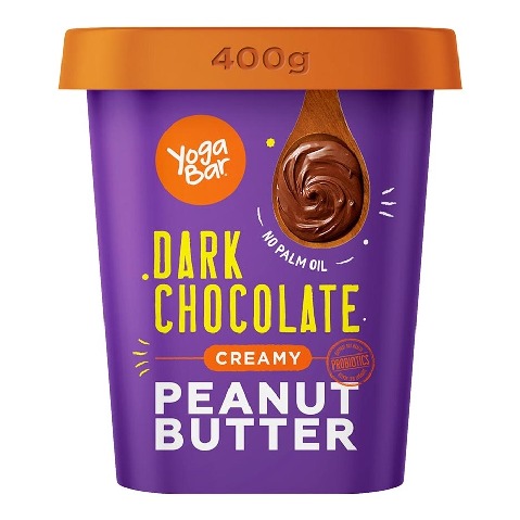 1 - Yogabar Dark Chocolate Peanut Butter,  400 g  Creamy 