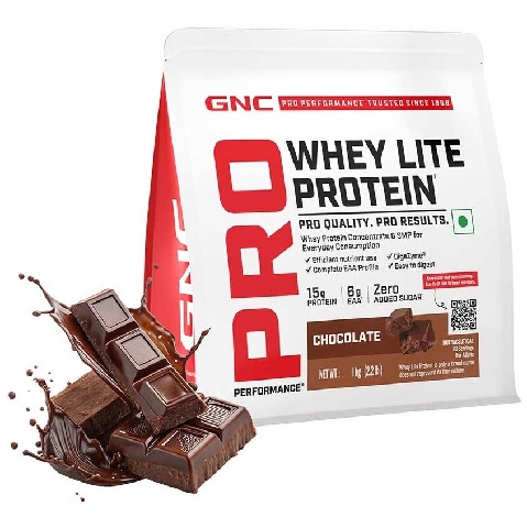 1 - GNC Pro Performance Whey Lite Protein, 2.2 lb Chocolate