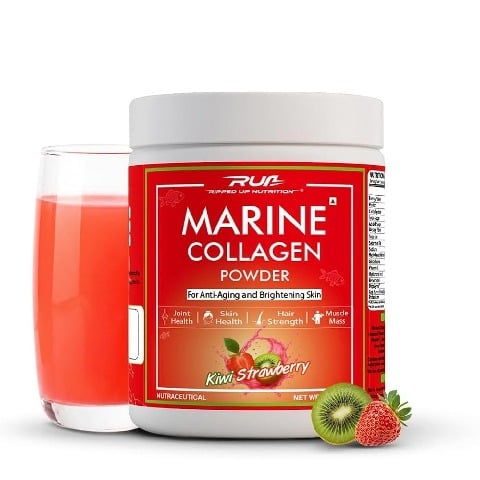 1 - Ripped Up Nutrition Marine Collagen Powder, 200 g Kiwi Strawberry