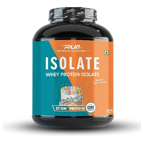 Ripped Up Nutrition Whey Protein Isolate,  4 lb  Birthday Cake 