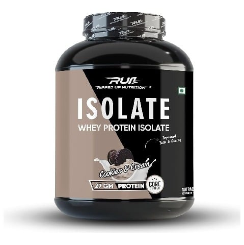 1 - Ripped Up Nutrition Whey Protein Isolate,  4 lb  Cookies & Cream 