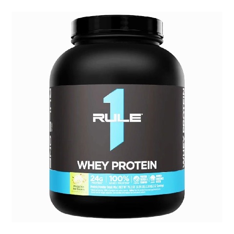 1 - Rule One 100% Whey Protein, 4.95 lb Pistachio Ice Cream