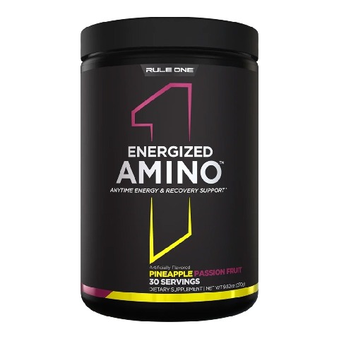 1 - Rule One Energized Amino, 0.59 lb 30 Servings Pineapple Passion Fruit