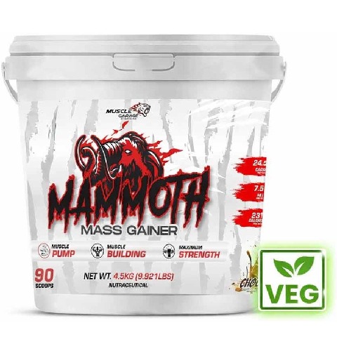 1 - Muscle Garage Mammoth Mass Gainer, 9.921 lb Chocolate