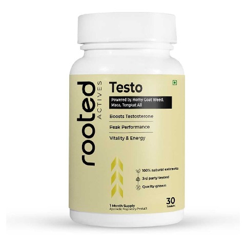 1 - Rooted Active Naturals Testo, 30 tablet(s) Unflavoured