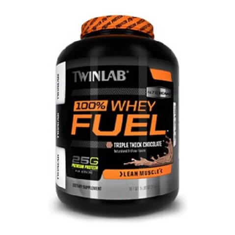 TWINLAB 100% Whey Fuel, 5 lb Triple Thick Chocolate TWINLAB 100% Whey Fuel, 5 lb Triple Thick Chocolate
