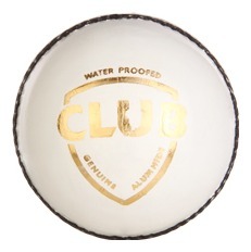 SG Club White Cricket Ball,  White  Leather  Single Unit 