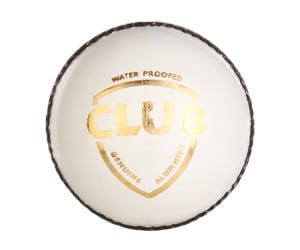 SG Club White Cricket Ball,  White  Leather  Single Unit 